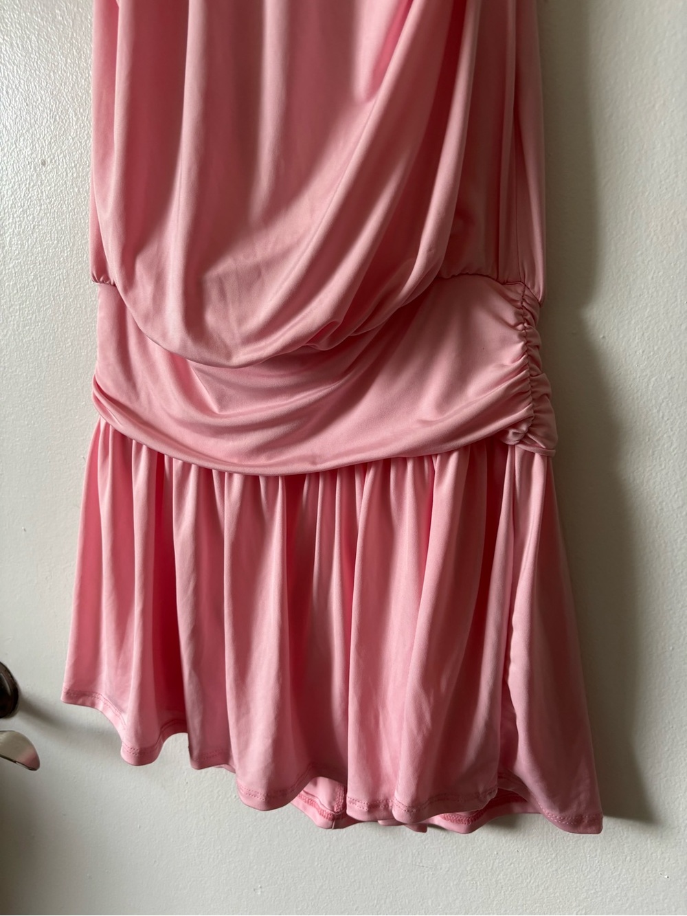 All Saints Pink Halter Mini Dress - Picture 2 of 6
